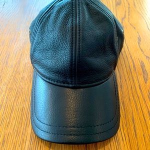 100% Premium Leather Stetson Baseball Cap